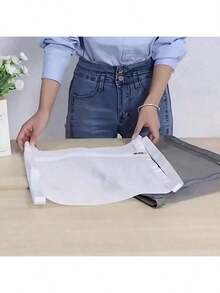 1pc Reusable Mesh Shoe Wash & Dry Bag With Zipper And Elastic Drawstring, Wall-Mountable, Suitable For Washing And Drying Sneakers, For Home And Commercial Laundry Use - Multicolor - View 8