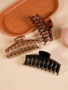 3 chiếc kẹp tóc họa tiết vân đá cẩm thạch - Nhiều màu - Xem 2