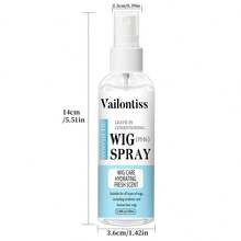 Vailonliss 合成假发免洗护发喷雾，清洁并延长假发使用寿命，PH值6，蕴含椰子油，易于梳理，柔软清爽 | 3.38液体盎司 - 100毫升 - 查看 9