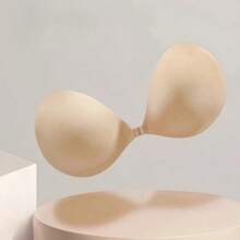 4/2 Pieces Of Solid-Colored Self-Adhesive Bra Stickers, Designed Specifically For Larger Breasts To Enhance Their Appearance; Invisible Bras; Silicone Bras Without Straps. - Multicolor - View 4