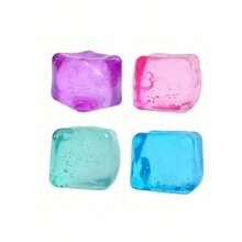 1/4pcs Random Color Squeeze Cube Toy, Slow Rebound  Shaped Stress Ball, Sensory Stress Relief Toy, Stress Relief Toy, Party Favor Toy, Squeeze Stress Cube Stress Ball Toy,  Square Birthday Gift, Party Favor, Squeezy Gift, Perfect Gift - Multicolor - View 6