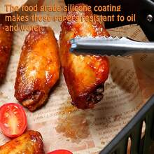 100/200张三明治包装纸，美式防油纸，炸鸡薯条托盘纸，烘焙纸 - 查看 7