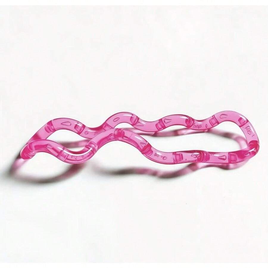 1Pc/4Pcs Pop Tubes Fidget Toy, Sensory Stretch Tubes, Adult Novelty Toys,Adult Sensory Fidget Toys - 水晶粉 - 查看 1