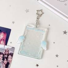 Hộp đựng thẻ INS Angel Heart chấm bi, hộp bảo vệ ảnh chụp lấy liền 3 inch dành cho học sinh, phụ kiện trưng bày thẻ treo bằng acrylic hình ngôi sao thần tượng. - Hình chữ nhật - Xem 16