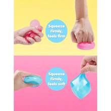 1/4pcs Random Color Squeeze Cube Toy, Slow Rebound  Shaped Stress Ball, Sensory Stress Relief Toy, Stress Relief Toy, Party Favor Toy, Squeeze Stress Cube Stress Ball Toy,  Square Birthday Gift, Party Favor, Squeezy Gift, Perfect Gift - Multicolor - View 2
