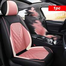 Fundas de asiento de coche de cobertura completa, cojines de descanso para conductor y pasajero transpirables para uso en todas las estaciones - se ajusta a varios modelos (delantero, 1 pieza) - Multicolor - Ver 1