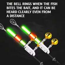 NEW 2/6pcs Fishing Rod Tip Light +CR425 Battery Set Fishing Electronic Throwing Rod Luminous Stick Light LED Removable Float Night Tackle Red/Green/White Blasting Flash Night Bite Tools CR425 (Batteries Included) - Multicolor - View 4