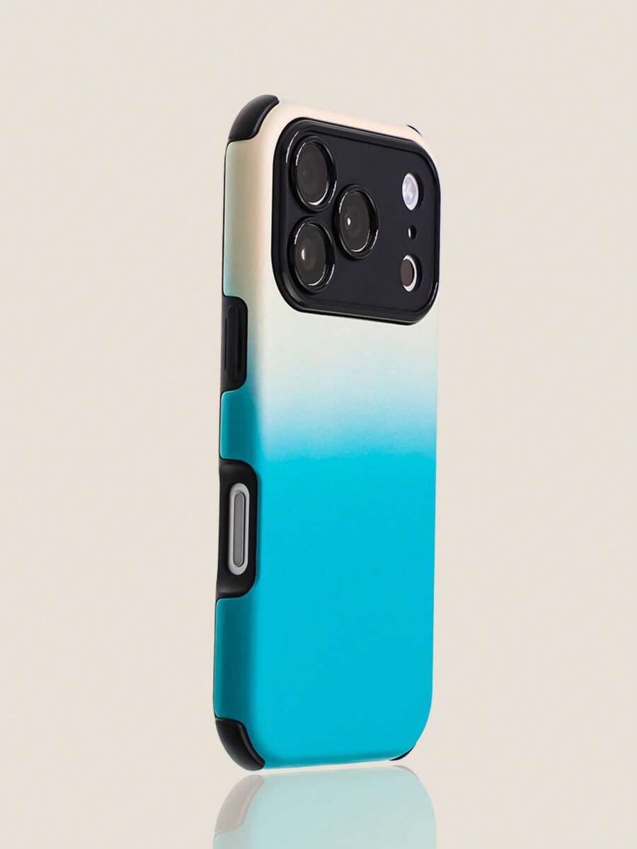 1pc Cute Gradient Color Anti-Drop Phone Case For IPhone 17 Pro Max AIR 16 15 14 13 12 11 Pro Max Plus Skin-Feel Lens Protection Soft Silicone Cover