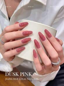 SHANGFEIYA 10ml Nude Pink Glitter Gel Nail Polish 10 Colors Long Lasting UV Gel For Daily & Party Nails 1pc/10pcs - Multicolor - View 10