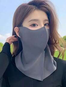1件女款頸巾面罩 戶外防曬遮陽運動騎行面罩 - 彩色 - 查看 6