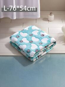 1 buah Selimut Hewan Peliharaan, Alas Tidur Anjing Motif Hati dari Bulu Karang, Alas Kasur Anjing Tipis yang Nyaman, Cocok untuk Hewan Peliharaan Kecil/Sedang - 52*76cm - View 13