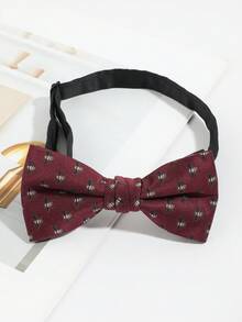 1 chiếc nơ thời trang nam họa tiết ong dễ thương, thích hợp cho tiệc tùng, đi học, hoặc phối cùng vest hàng ngày. - Nhiều màu - Xem 8