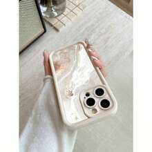 iPhone16/16plus/16Pro/16Promax/11-15 Pro Max、 Galaxy S25/S25plus/S25ultra/S24/S23/S22/A55/A15を使うホワイトマーブルパターンカメラ保護耐衝撃性スマホケース1個 - ホワイト - チェックする 4