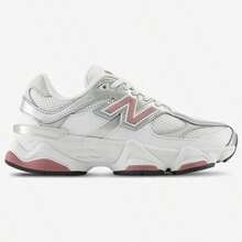 New Balance NB 9060 Low Top Kids' Running Shoes Red Violet Unisex GC9060EP | Cushioned Performance, Lightweight Comfort - White Pink - View 2