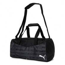 Puma Túi đựng đồ thể thao dung tích lớn, Túi nhỏ IndividualRISE dùng cho các hoạt động thể thao ngoài trời hàng ngày, túi xách du lịch cắm trại, túi đeo vai, 090577-01 [Chỉ có túi] - Đen - Nhựa đường - Xem 1