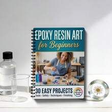 Artesanía de resina para principiantes: 30 tutoriales DIY sencillos, diario infantil, ensayo y cuaderno - Uno - Ver 6
