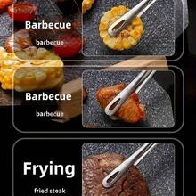 2件装不锈钢多功能食物夹 - 适用于烧烤、烘焙和冰块制作,餐厅和家庭使用皆宜,耐热厨房食物夹,四季皆宜,露营必备,现代厨房用具,流线型设计,优质材料,餐饮用品 - A - 查看 6