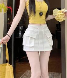 Women Skirts - White - View 2