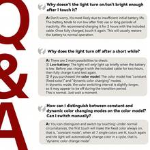 JELLOO Iluminación ambiental LED de 7 colores sensible al tacto para automóvil, 6 perlas LED brillantes, luz nocturna LED para automóvil recargable por USB, accesorios para automóvil - Unitalla - Ver 12