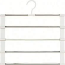 New Folding Pants Hanger, Multi-Functional Seamless Wardrobe Pants Rack, Clothes Storage Organizer - View 10