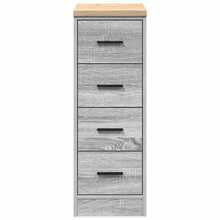 vidaXL Garagen-Aufbewahrungsschrank Grau Sonoma Massivholz Kiefer - Gris - Voir 6