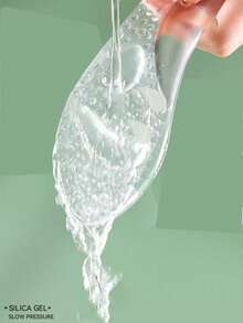 1 par de plantillas de silicona transparentes de longitud completa, adecuadas para tacones altos, con función de masaje antideslizante - transparente - Ver 6