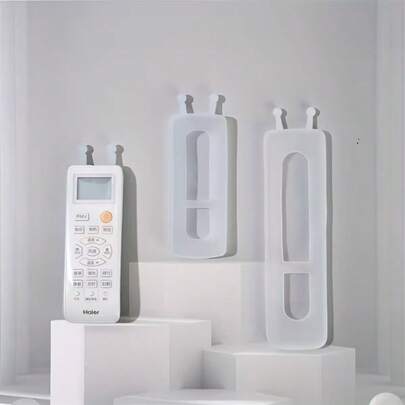 Rabbit Air Conditioner TV Remote Control Case Dust Cover With Night Light Transparent Silicone Remote Control Protective Cover