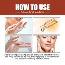Moisturising Facial Serum, Nourishing, Hydrating, Plumping And Tender Skin Care Essence - 84599#秀瑟玻色因多肽溶性填充液 - 查看 7