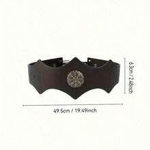 Băng đô thời Trung cổ Celtic, Mũ đội đầu hóa trang vương miện vua Viking, Băng đô tròn bằng da PU, Băng đô lượn sóng, Phụ kiện đội đầu hóa trang Halloween phong cách Viking Bắc Âu cổ điển. - màu đen - Xem 7