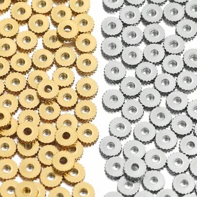 10-20 piezas de espaciadores de malla de acero inoxidable de color acero y dorado, suministros para hacer joyas DIY para pulseras, collares, aretes, accesorios de artesanía de cuentas hechas a mano