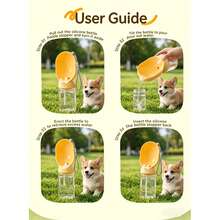 Cốc và bát đựng thức ăn kiêm nước uống di động đa năng cho chó, cốc 2 trong 1 dùng khi dắt chó đi dạo. - Nhiều màu - Xem 7