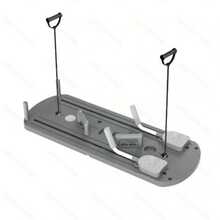 Multifunctional Folding 8-In-1 Set Pilates Board  With Resistance Bands, Home Fitness Equipment, Foldable & Space-Saving Design For Home & Gym Use - Dark Grey - View 1