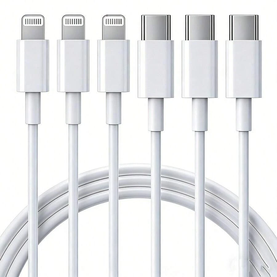 USB-C 转 Lightning 数据线 | 3.3/6.6/10 英尺 Type-C 兼容 充电线，兼容 14/13/12/11 Pro Max/XR/XS/X/8/7/6 Plus/SE，Lightning 转 USB-C CarPlay，20W 功率输出，快速充电 USB-C 转 Lightning 数据线，Type-C 兼容 14/13/12/11 Pro Max/XR/XS/X/8/7/6 Plus/SE 充电线 - 白色 - 查看 1