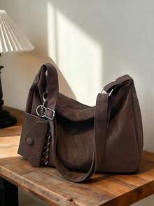 Fashionable Large Tote Bag For Women, New Design Shoulder Bag, Chic Handbag - Coffee - View 6
