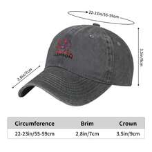 Clemson Tigers Logo 1970 Cotton Canvas, Adjustable, Lightweight & Stylish Hat For Outdoor Activities - Dark Grey - View 6