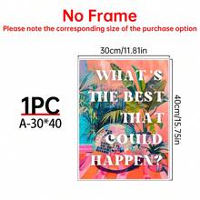 1/6PCS Maximalist Disco Ball Canvas Wall Art Set, Color Inspirational Quote Prints For Room Aesthetics, Optional Frame Wall Decoration, Vibrant Bohemian Minimalist Home Decoration, Room Decoration Supplies, Ideal For Living Rooms, Bedrooms, Offices, Bars, University Dormitories, Daycare Centers, Baby Rooms, Bathrooms, Kitchens, Aesthetic Room Decoration, Retro Disco Gallery Walls, Framed/Unframed Canvas Prints, Home Decoration Supplies - Multicolor - View 40