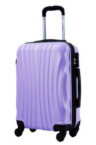 Trolley Rigido bagaglio a mano 55x40x23 cm Wizz, ITA Airways e Easy Jet Extra come bagaglio a mano in ABS 2037AR - Grigio - Visualizzare 11