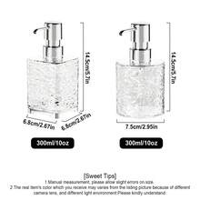 Chai nhựa trong suốt có vòi bơm, dung tích 300ml/10oz, 400ml/13.5oz, đầu bơm màu bạc, thích hợp đựng xà phòng lỏng, kem dưỡng da, dùng trong nhà bếp và phòng tắm. - Máy phân phối xà phòng - Xem 4