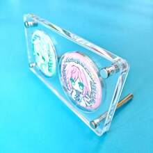 Acrylic Display Stand For 58mm Anime Character Badges, High Transparency Dust-Proof, Suitable For Gumi Series, Guzi Series Badges - Multicolor - View 2