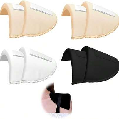 Shoulder Pads For Women Clothing-No-Sewing Required Anti-Slip Detachable Reusable Soft Sponge, Shoulder Pads 1.5cm Thickening Foam For Women Men Costume Blazer Suit Jacket Shirt,Achieving The Perfect Body Shape