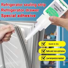 Refrigerator Maintenance - Refrigerator Repair Adhesive, Comes With DIY Refrigerator Stickers, Super Glue, Waterproof Quick-Drying Strong Adhesive, Suitable For Bonding Rubber/Metal/Plastic/Glass/Ceramic/Leather, Compatible With ABS Plastic And PVC, For Refrigerator Drawers/Storage Cabinets/Interior Walls/Shelves/Door Gaskets/Freezer Racks, Retail Displays, Available In 20g-250g Sizes - Oil-based Adhesive - 50g - 1pcs - View 5