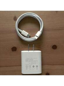 DEMTECH Cargador tipo C de 50W con adaptador de corriente y cable USB-C a Lightning de 1 metro, diseñado para ofrecer carga rápida y confiable en smartphones de nueva generación, tabletas y otros dispositivos compatibles. - Tipo de Enchufe A USA (110-127V) - Ver 4