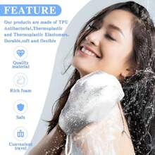 Vesici Juego de 2 Guantes Exfoliantes de Nido de Abeja Esponjas para Baño Exfoliantes Faciales Y Corporales para Ducha Limpieza Corporal Ducha Rostro Piel Spa de Belleza Gris - gris - Ver 6