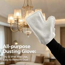 30pcs/10pcs Ultra-Fine Fiber Cleaning Gloves, Wet & Dry Dual-Use Cleaning Gloves, Reusable Anti-Static Dusting Gloves, Suitable For Kitchen, Car, Windows, Keyboard And Household Cleaning - Dust Removal Cloth Gloves - View 13