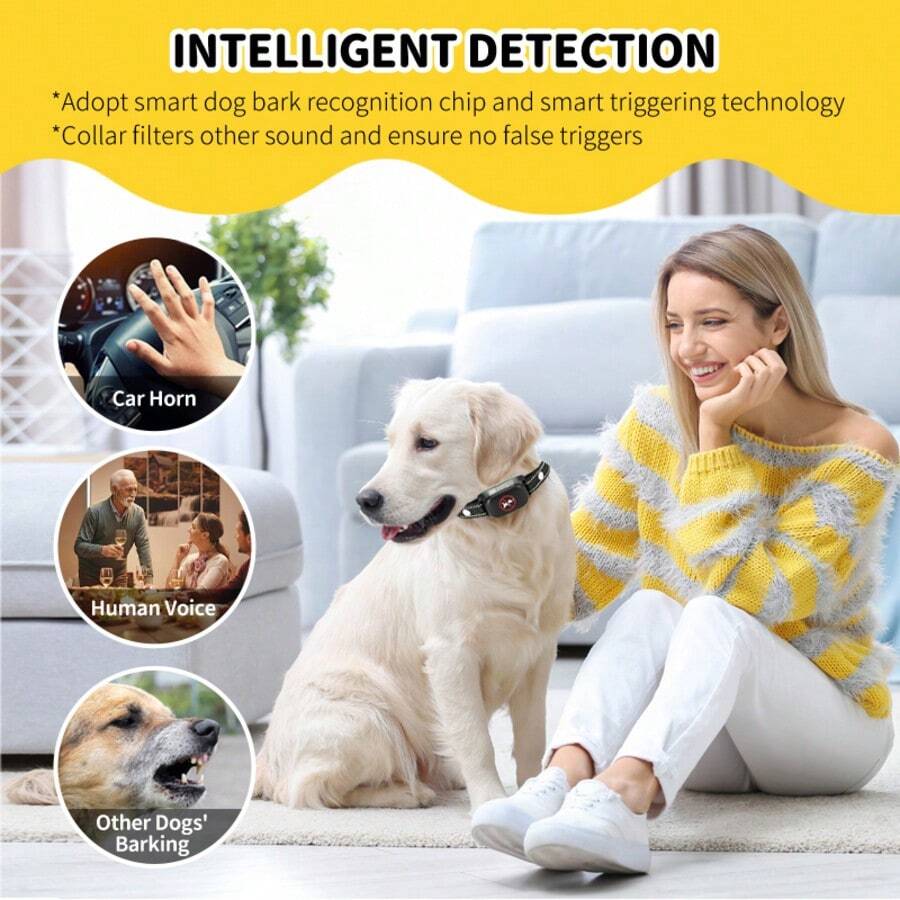 Automatic Anti Barking Dog Collar ,Stops Excessive Barking, Humane To Dogs, Easy To Operate, Suitable For Small, Medium And Large Dogs, A Must-Have For Pet Stores And Dog Owners. - ZX12 - Electric Shock Collar Anti-barking Device - View 1