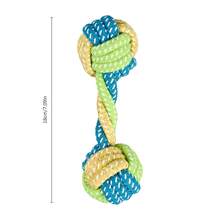 5 Random Styles And Random Colors Of Dog Durable Interactive Training Dog Rope Toys, Suitable For Medium And Small Dogs To Chew And Interact. Multifunctional Molar Rope, Special For Indoor And Outdoor Training And Cleaning Teeth, Pet Toy. - 5 Items, Random Style, Random Color - View 4