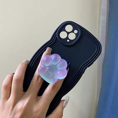 حامل هاتف بتصميم كف قطة ملون بالليزر، مناسب للنساء الشابات والطلاب وعشاق القطط، قابل للتدوير 360 درجة وقابل للتعديل والطي، قاعدة ثابتة لتحرير اليدين لمشاهدة الفيديوهات والبث المباشر ومكالمات الفيديو، حامل كرتوني جميل للمكتب، حامل هاتف بشكل كف قطة، حامل هاتف قابل للطي، حامل هاتف للمكتب، حامل هاتف للبث المباشر، حامل هاتف للسرير، حامل للطلاب في غرفة السكن، هدية صغيرة إبداعية