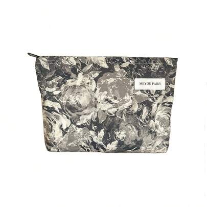 MEYOU FAIRY Túi đựng mỹ phẩm, túi xách tay di động, túi đựng đồ, túi đựng đồ vệ sinh cá nhân, túi đựng mỹ phẩm dung tích lớn, túi đựng khăn giấy trang điểm, túi du lịch thiết yếu, túi đựng đồ, túi đựng băng vệ sinh cho nữ và bé gái, hộp bút học sinh, túi lót bên trong, túi gối có khóa kéo, túi vuông, túi đựng mỹ phẩm cỡ lớn.