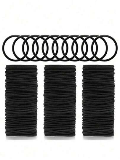 20/50 chiếc dây buộc tóc màu đen dành cho tóc dày, xoăn, dùng để buộc tóc đuôi ngựa, phù hợp cho kiểu tóc hàng ngày, tạo kiểu tóc, trang điểm, trang điểm cô dâu, kiểu tóc ngoài trời, khi tắm, v.v. Cũng có thể được sử dụng như dây chun buộc tóc, dây thừng buộc tóc, scrunchies và các phụ kiện tóc khác.