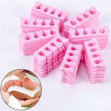 50/100 piezas Separadores de dedos de esponja para arte de uñas, adecuados para la aplicación de esmalte de uñas - Kit premium de herramientas para pintar y pulir uñas, rosa, suministros para uñas, herramientas para uñas, herramientas de arte de uñas, regreso a la escuela, uñas, herramientas para uñas postizas - Opcional 1 pieza pincel para uñas para usar - A - Ver 8